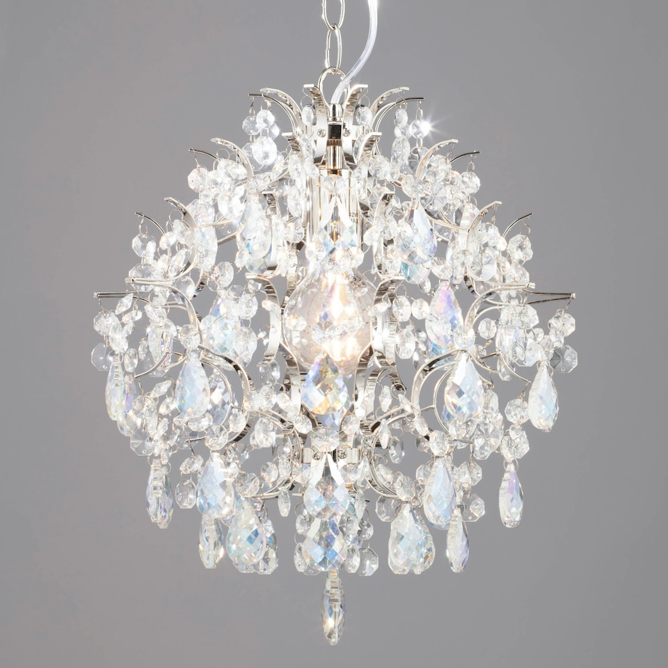 image 1 of BHS Lisa 1 Light Pendant, Nickel