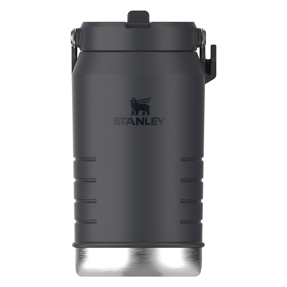 image 1 of IceFlow Flip Straw 2.0 Jug 1.9L Water Bottle | Black | Black | Not provided