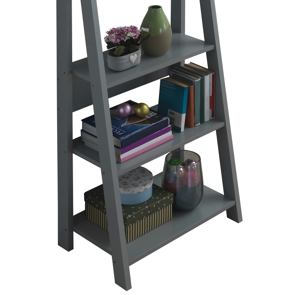 image 1 of Ladder Bookcase 5 Tier