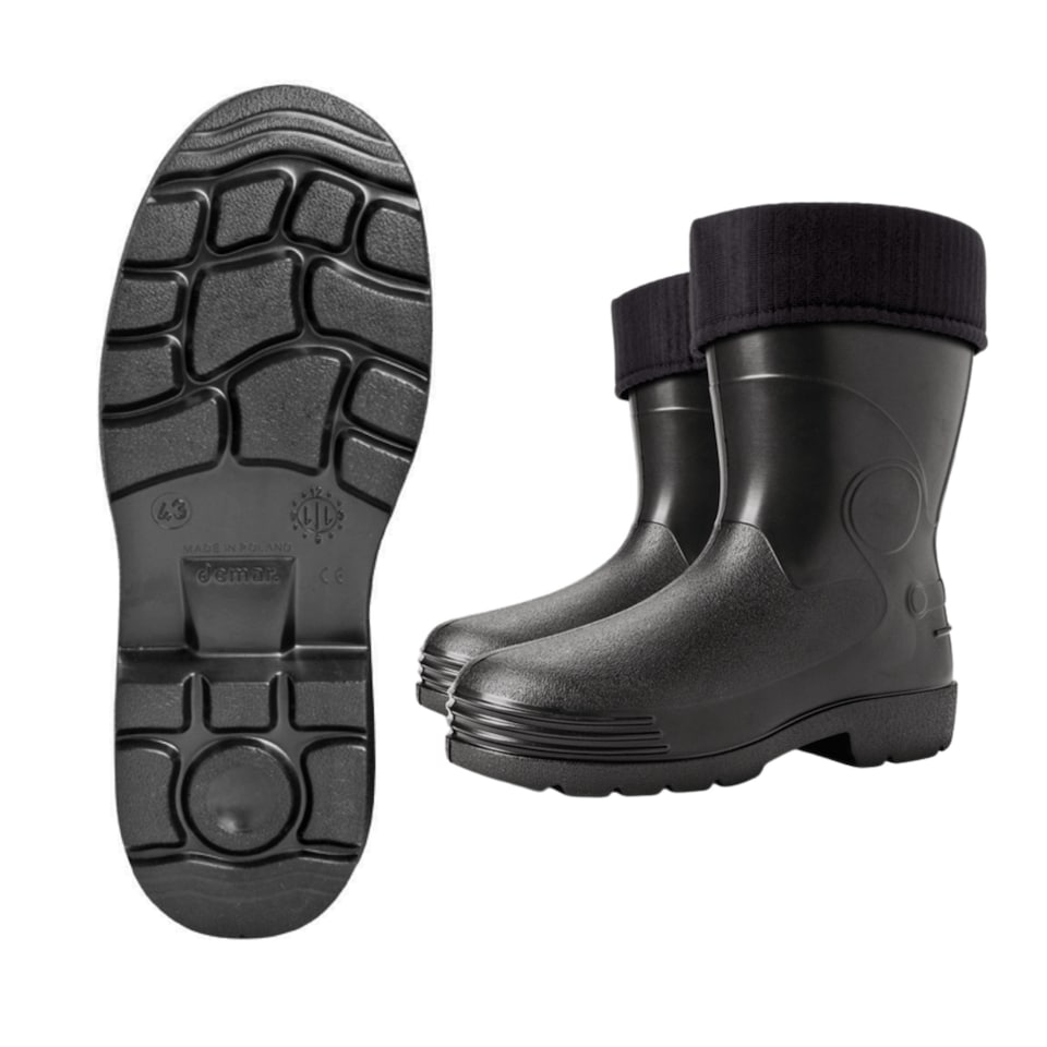 image 1 of Demar Farmer Men's EVA Rain Boots with Removable Insert, Black, EU 46