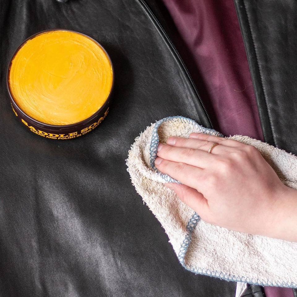 image 1 of Fiebing's Saddle Soap Cleaner - Traditional Leather Care 12oz | Yellow | Yellow