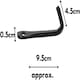 image 2 of Marco Paul Pack of 2 Heavy Duty Garden Hooks