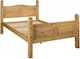 image 4 of Corona Double Bed Frame High Foot End Mexican Solid Pine