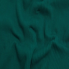 Minerva Core Range Turquoise Chunky Tubular Ribbing Stretch Knit Fabric for Dressmaking, 56cm / 22" Wide - per metre