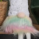 image 6 of 70cm Festive Christmas Rainbow Haired Plush Gonk Dangly Legs & Starry Hat