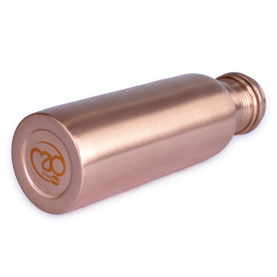 image 1 of Yoga-Mad Plain Copper 0.8L Water Bottle - Copper - One Size