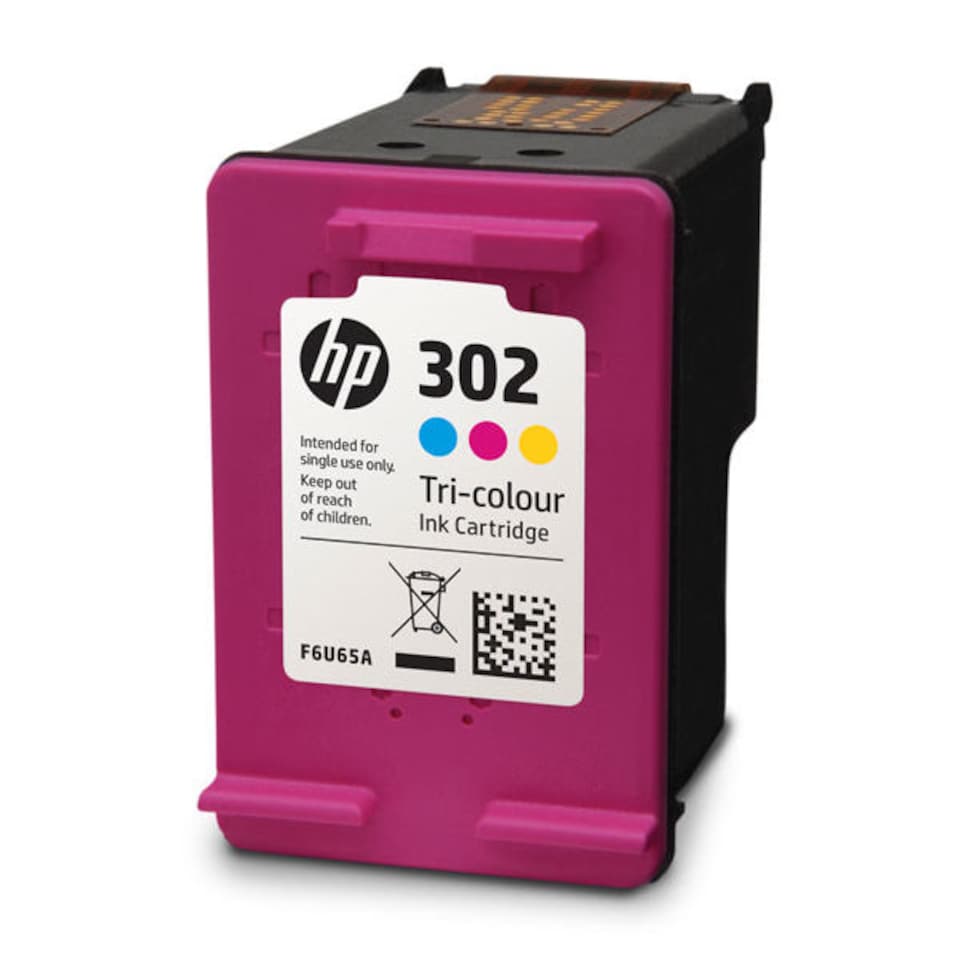 image 1 of HP 302XL Black & 302 Colour Genuine Ink Cartridge