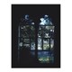 image 3 of John Margolies Cloister Hotel Stained Glass Window Framed Wall Art Print A3