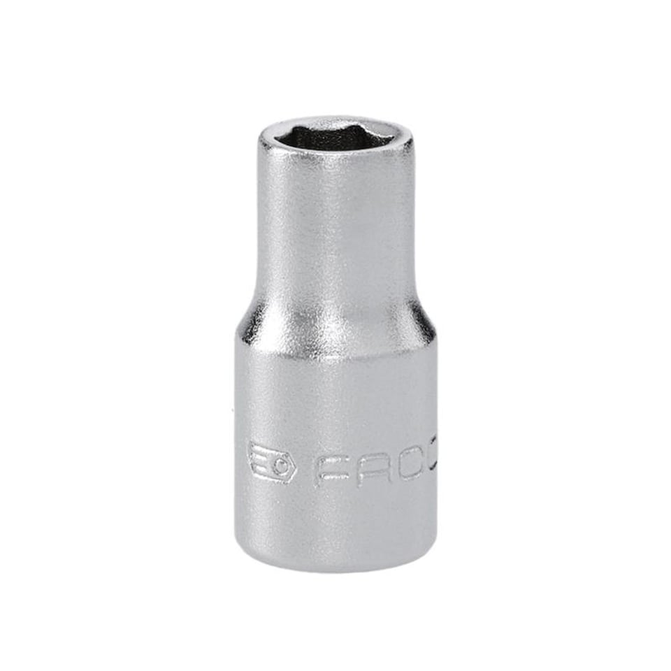 image 1 of Facom R.6HT 6mm 6-Point Standard Socket 1/4in Drive - Chrome Vanadium Satin Finish