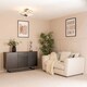 image 3 of ValueLights Infinity Black Swirl Integrated LED Ceiling Fan & Remote