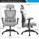 image 3 of Yaheetech  High Back Mesh Office Desk Chair | Grey | Light Grey