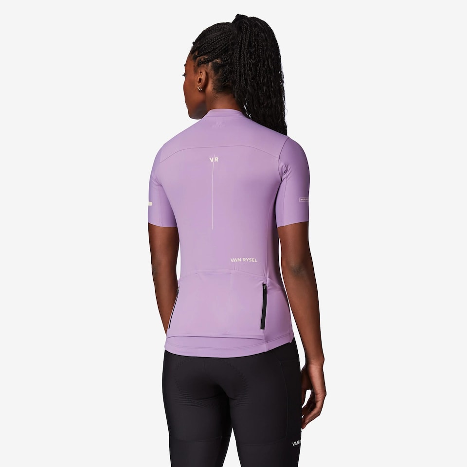 image 1 of Decathlon Women's fitted short-sleeved road cycling jersey, EDR 2