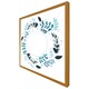 image 5 of Blue leaves frame (Picture Frame) White | M