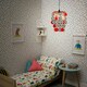 image 1 of ValueLights Children's Red And White Football /Nursery Ceiling Pendant Light Shade