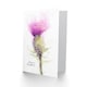 image 2 of Happy Birthday Scottish Thistle Flower Watercolor Birthday Card