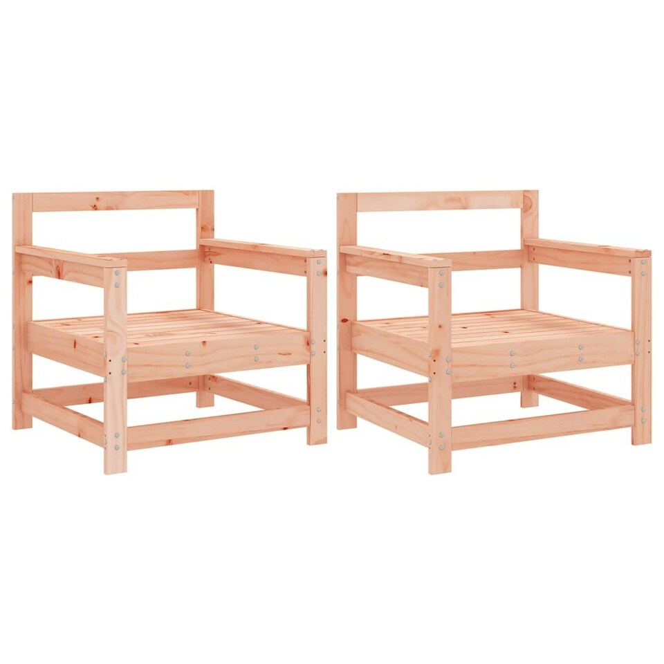 Garden Chairs 2 pcs Solid Wood Douglas Tesco Groceries