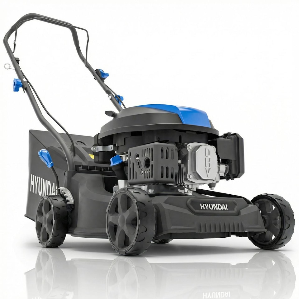 image 1 of Hyundai 16 Inch 40cm Petrol Lawnmower, Hand Push, 139cc Engine HYM16130PX