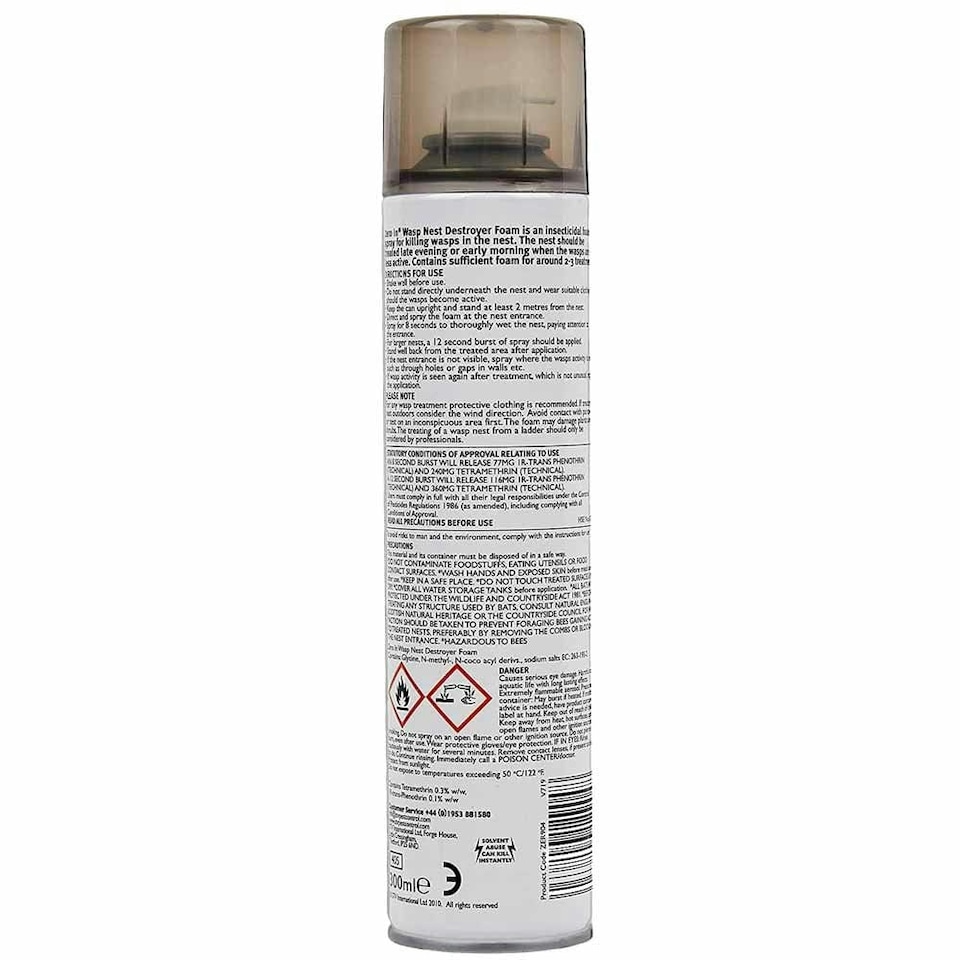 image 1 of Zero In® Wasp Nest Killer Foam Aerosol 300ml
