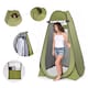 image 6 of Portable Pop Up Toilet Tent Instant Foldable Camping Privacy Shower Changing Tent - Green