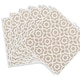 image 2 of d-c-fix Lina Beige 15.25 x 15.25cm Self-adhesive Vinyl Wall Tiles Pack 6
