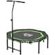 image 1 of HOMCOM Foldable Trampoline w/ Adjust Handle, Max Load 100 KG - Green