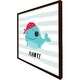 image 3 of Ahoy! whale (Picture Frame) White | S