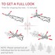 image 8 of HOMCOM 6ft Artificial Christmas Tree with Warm White LED Light, Metal Base