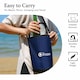 image 5 of Camp&Fire Cooler Bag. 6L Insulated Thermal Bag with Shoulder Strap for Picnic, Travel and Camping. | Blue | Navy | 1