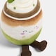 image 5 of OHS Sweetie Pie Filled Novelty Scatter Cushion Soft Fleece Toy Pillow | Green | Mandy the Matcha