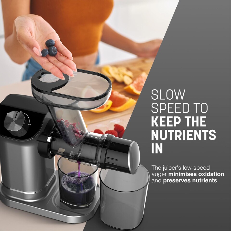 image 1 of Keplin Cold Press Slow Masticating Juicer 150W with 7 Stage Auger