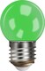image 1 of G45 Bulb, E27 Base, Plastic Cover Green