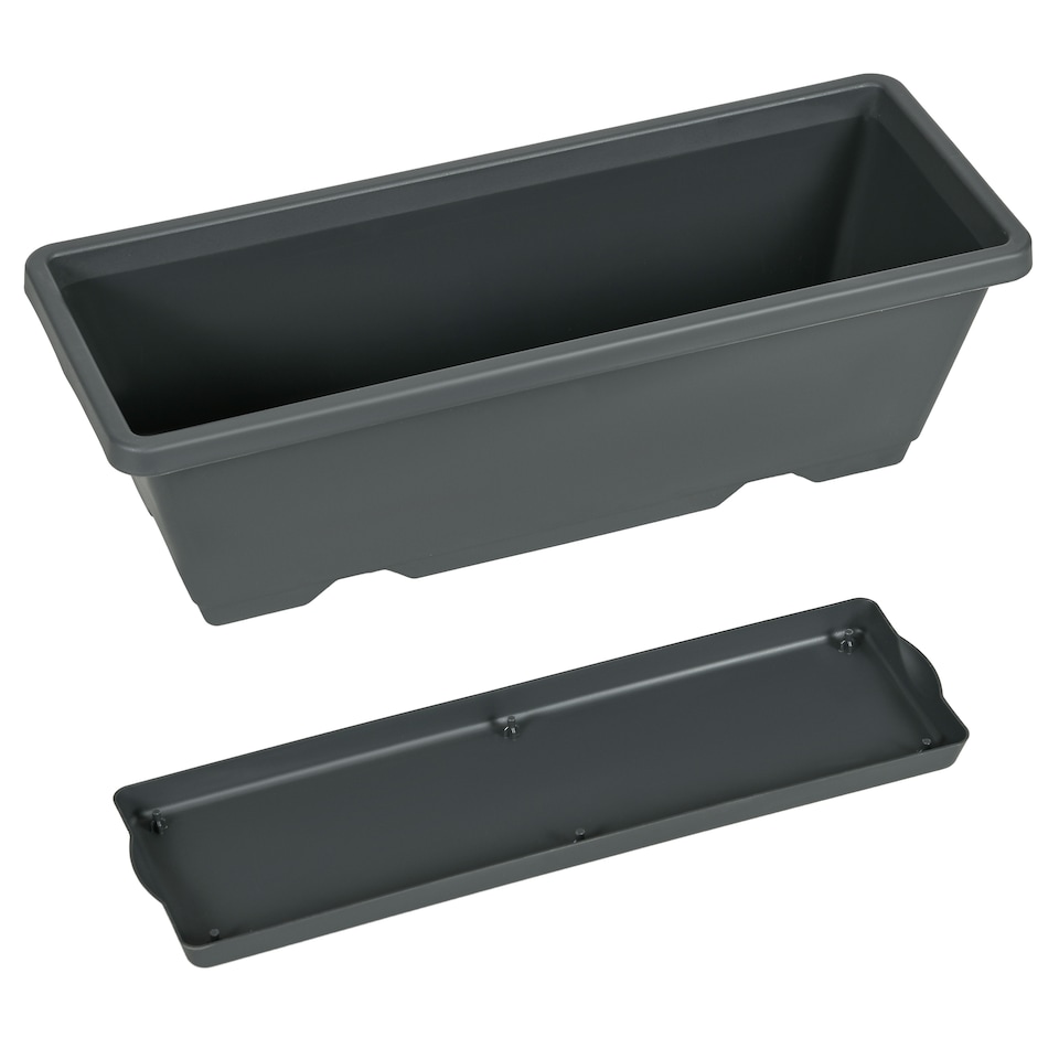 image 1 of Outsunny Indoor Outdoor Vertical Raised Garden Bed with 5 Removable Tray