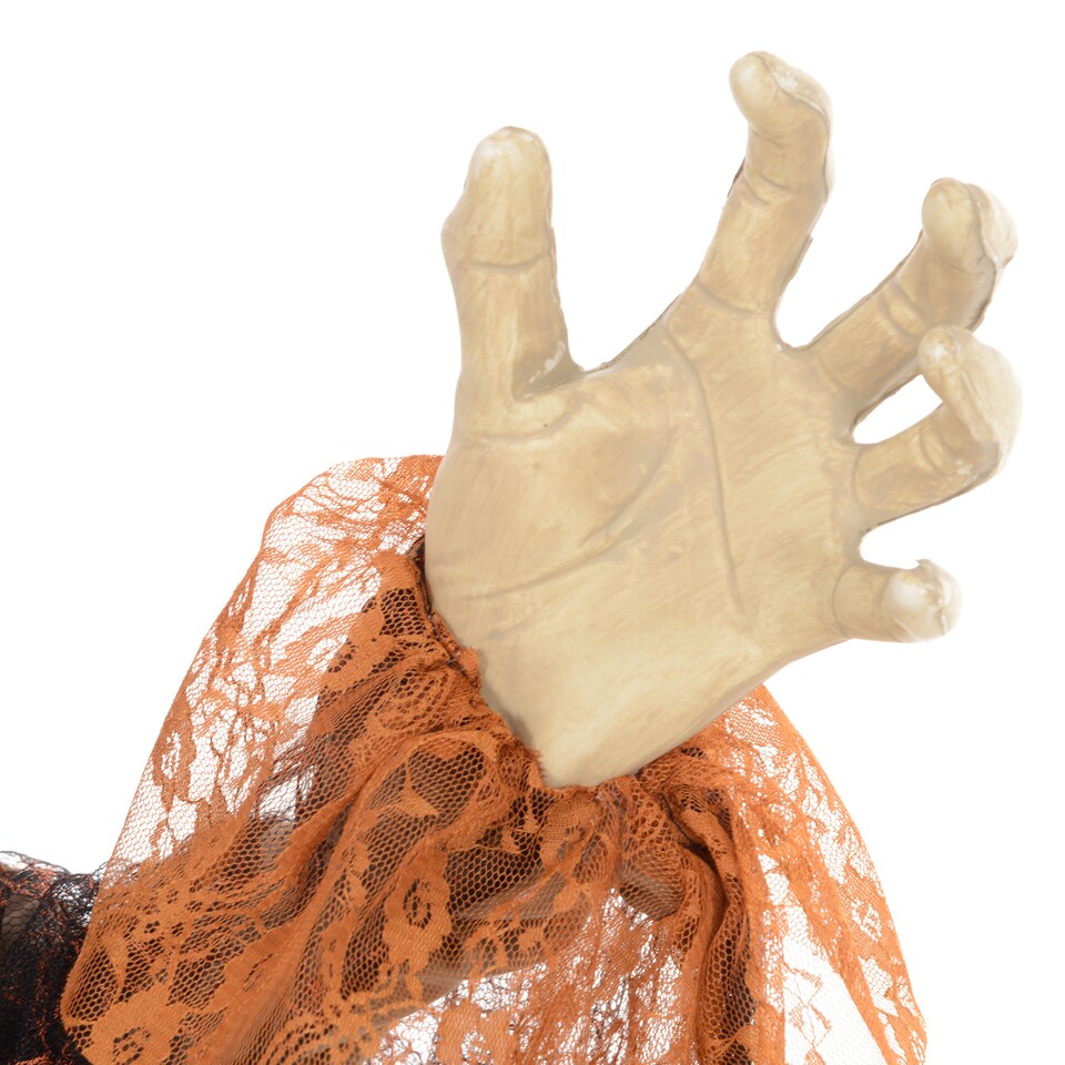 image 1 of HOMCOM Outdoor Halloween Animatronic with Sound Activated, Light Up Eyes