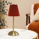 image 2 of OHS Pleated Bedside Lamp LED Rechargeable Cordless Night Light