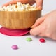 image 5 of Tiny Dining Children's Bamboo Suction Bowl - Red Red