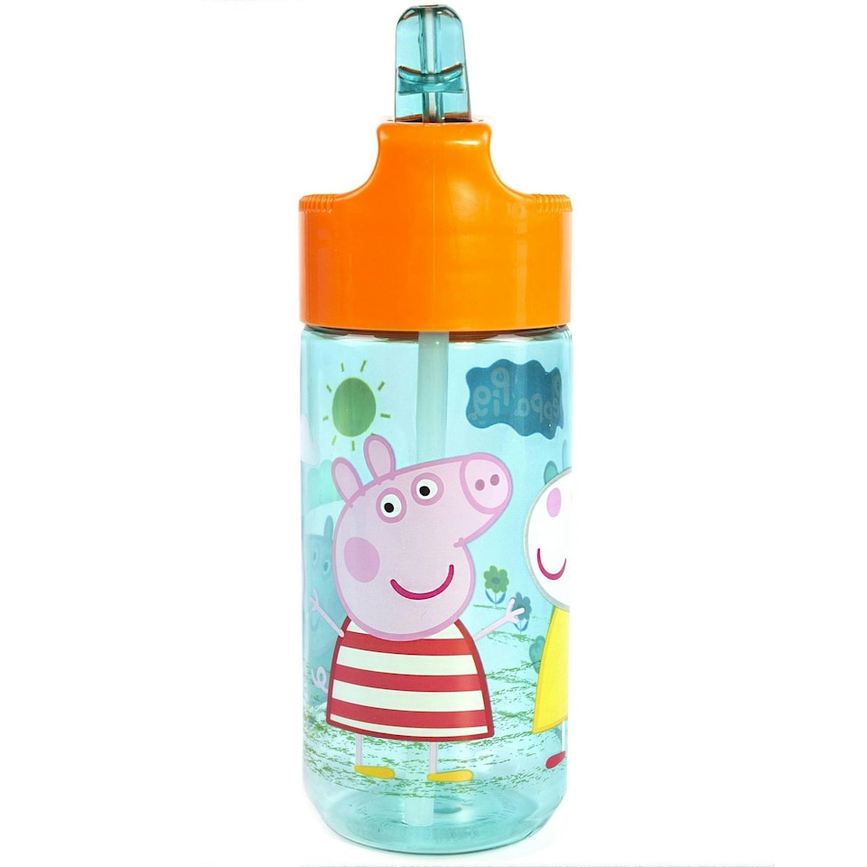 image 1 of Peppa Pig Lunch Bag Set - Blue/Orange - One Size