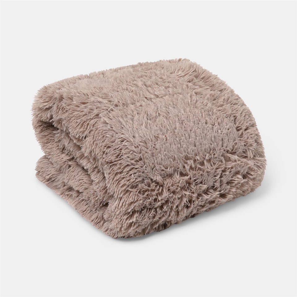 image 1 of OHS Fluffy Fleece Sensory Sleep Therapy 6kg Weighted Blanket 125 x 180 cm