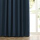 image 4 of furn. Dawn Blackout Midnight Pencil Pleat Curtains 168 x 183cm Multi