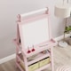 image 9 of AIYAPLAY Art Easel for Kids with Paper Roll, 3 in 1 Kids Easel Double-Sided Magnetic Whiteboard and Chalkboard with Storage Baskets, for Children 3-6 Years | Pink | Pink