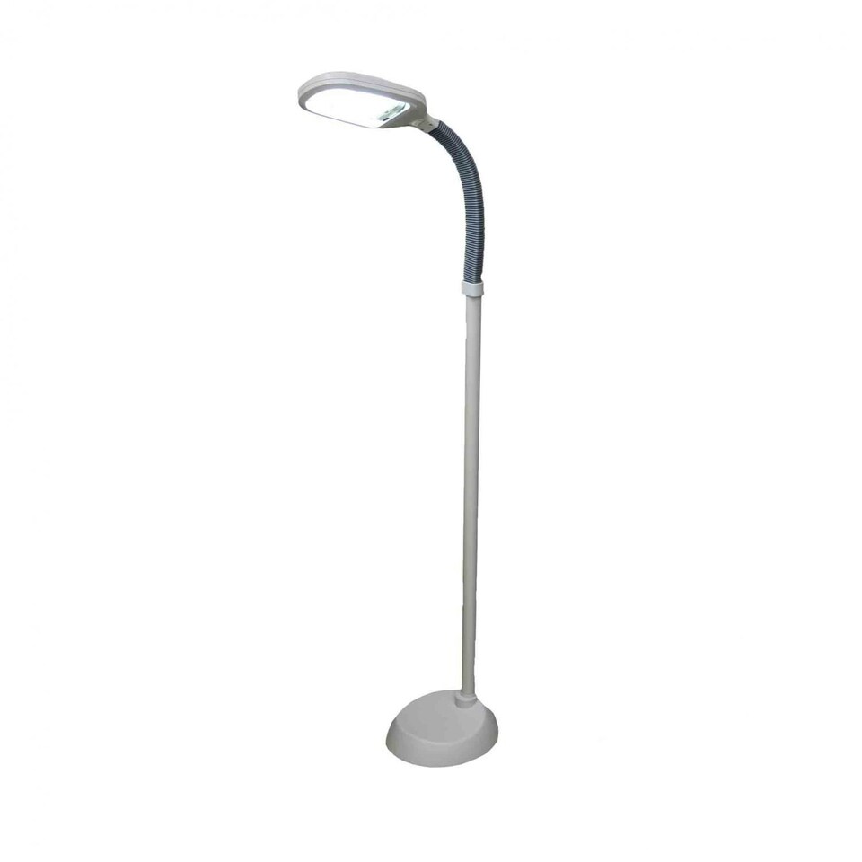 image 1 of Oypla Electrical Daylight Energy Saving 27W Floor Standing Reading Lamp Light White