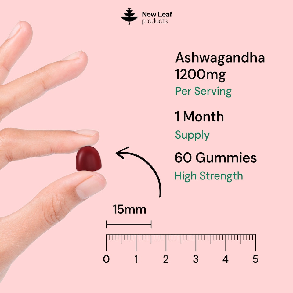 image 1 of Ashwagandha Gummies 1200mg - High Strength 5% Withanolides