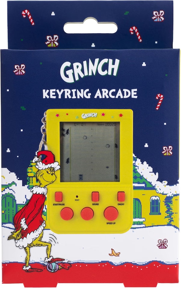 image 1 of The Grinch Keyring Arcade Game