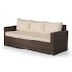 image 6 of Sydney 8 Seater Drinks Cooler Conversation Dining Set With Coffee Table & 3 Stools | Brown | Brown