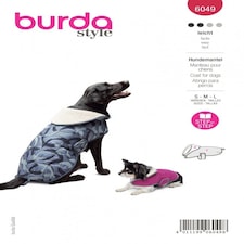 Burda 6049 Paper Sewing Pattern – Petss Coats, Size A (S–M–L), Easy