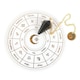 image 1 of Something Different Astrology Wheel Pendulum Divination Kit - White/Black/Gold - One Size