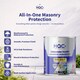 image 4 of HQC Smooth Masonry Paint -  Weatherproof & Long-lasting Protection For All Exterior Walls - Marina Blue - 10L