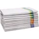 image 1 of K Collection Stripe Tea Towel Set (Pack of 12) | Multi | Multicoloured | One Size | 1