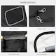 image 5 of PawHut Foldable Dog Carriage w/ Universal Wheels, Shock Absorber - Black