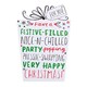 image 7 of Charity Christmas Card Pack 'Festive Filled' 8 Cards, 1 Design