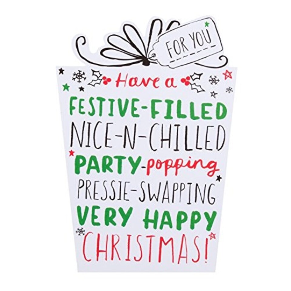 image 1 of Charity Christmas Card Pack 'Festive Filled' 8 Cards, 1 Design